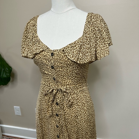 Anthropologie size 4 cheetah print dress - Picture 5 of 5